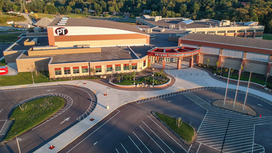 Peters Township High School Aerial